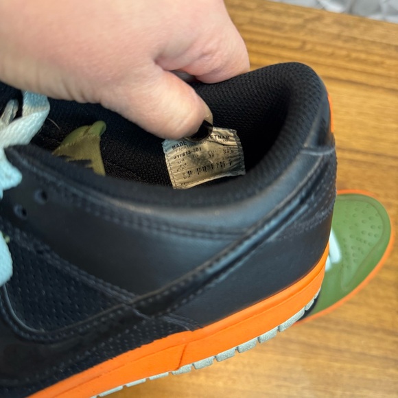Nike Dunk Low Green Mandarin women’s Size 7.5 - Picture 5 of 8